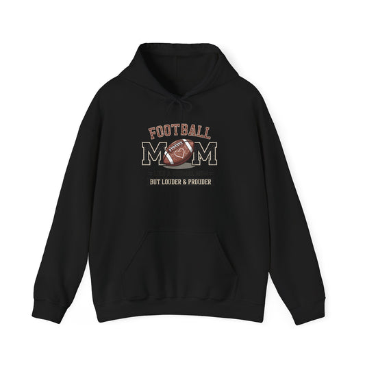 Football Mom Hoodie, Funny Sweatshirt for Football Moms, Gift for Sports Moms, Game Day Apparel, Unisex Hoodie