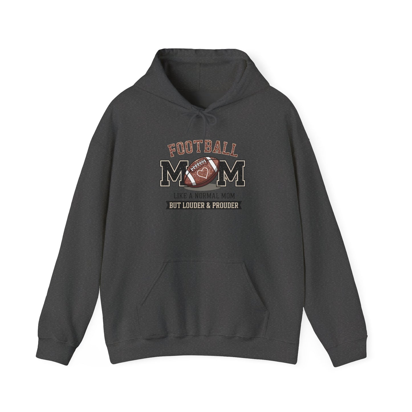 Football Mom Hoodie, Funny Sweatshirt for Football Moms, Gift for Sports Moms, Game Day Apparel, Unisex Hoodie