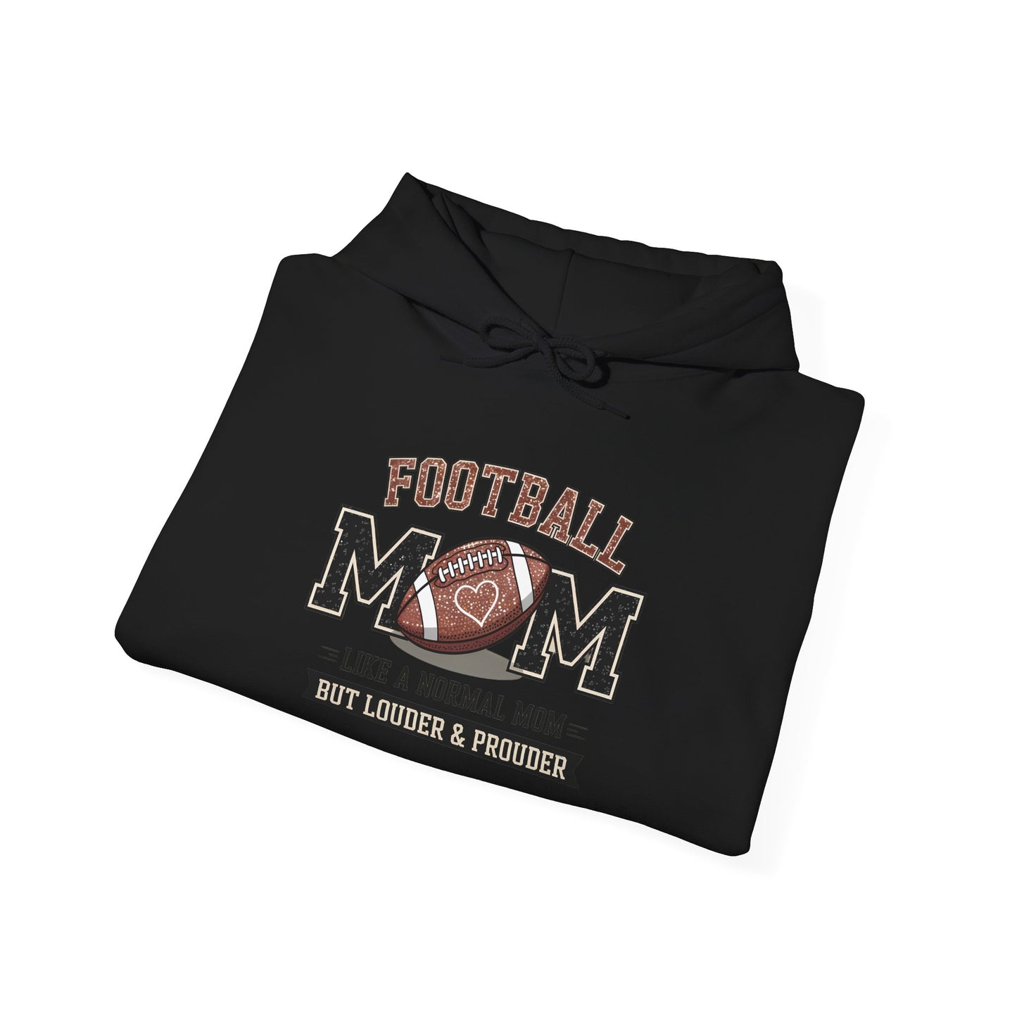 Football Mom Hoodie, Funny Sweatshirt for Football Moms, Gift for Sports Moms, Game Day Apparel, Unisex Hoodie
