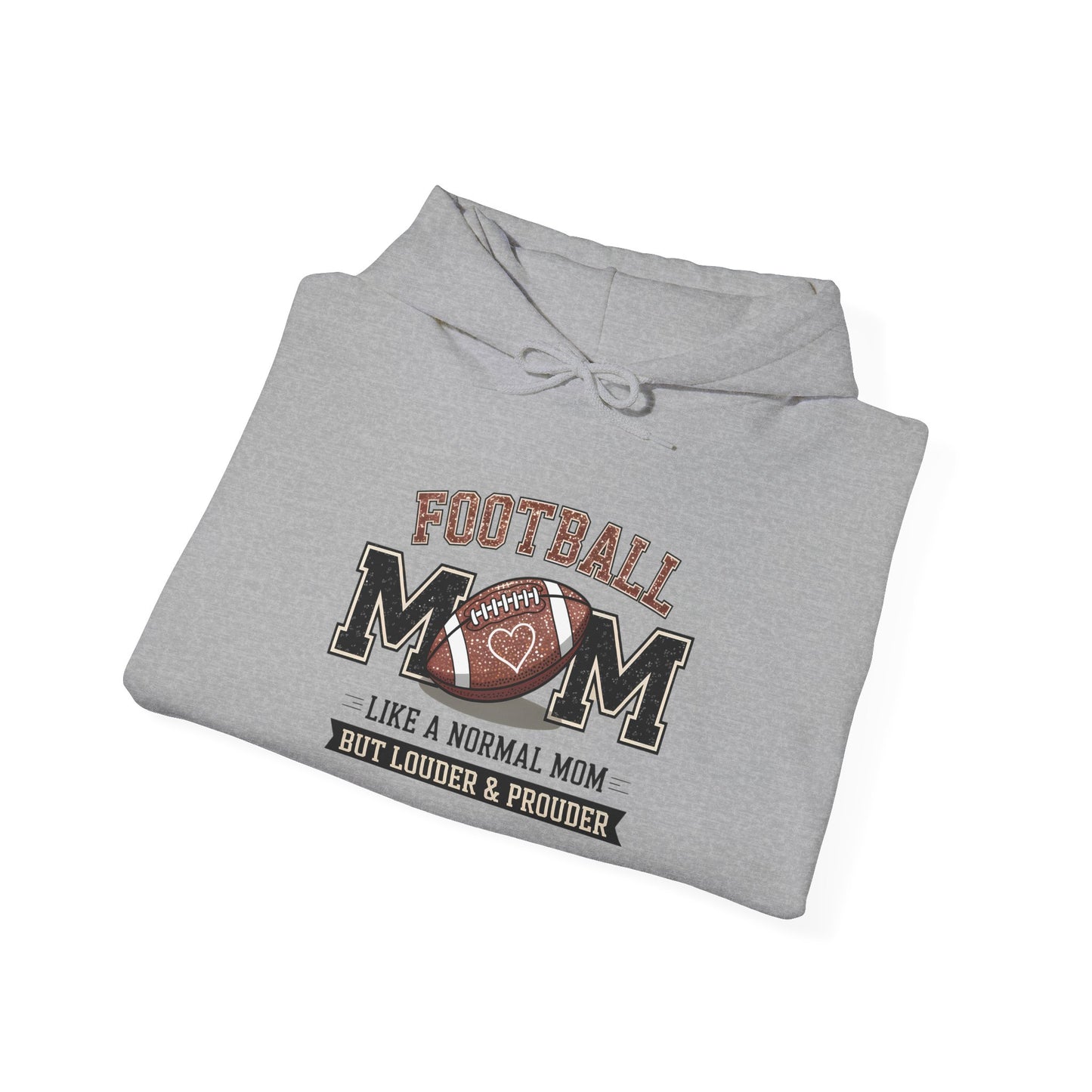 Football Mom Hoodie, Funny Sweatshirt for Football Moms, Gift for Sports Moms, Game Day Apparel, Unisex Hoodie