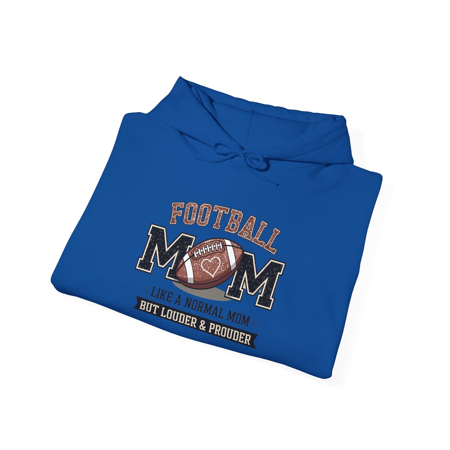 Football Mom Hoodie, Funny Sweatshirt for Football Moms, Gift for Sports Moms, Game Day Apparel, Unisex Hoodie