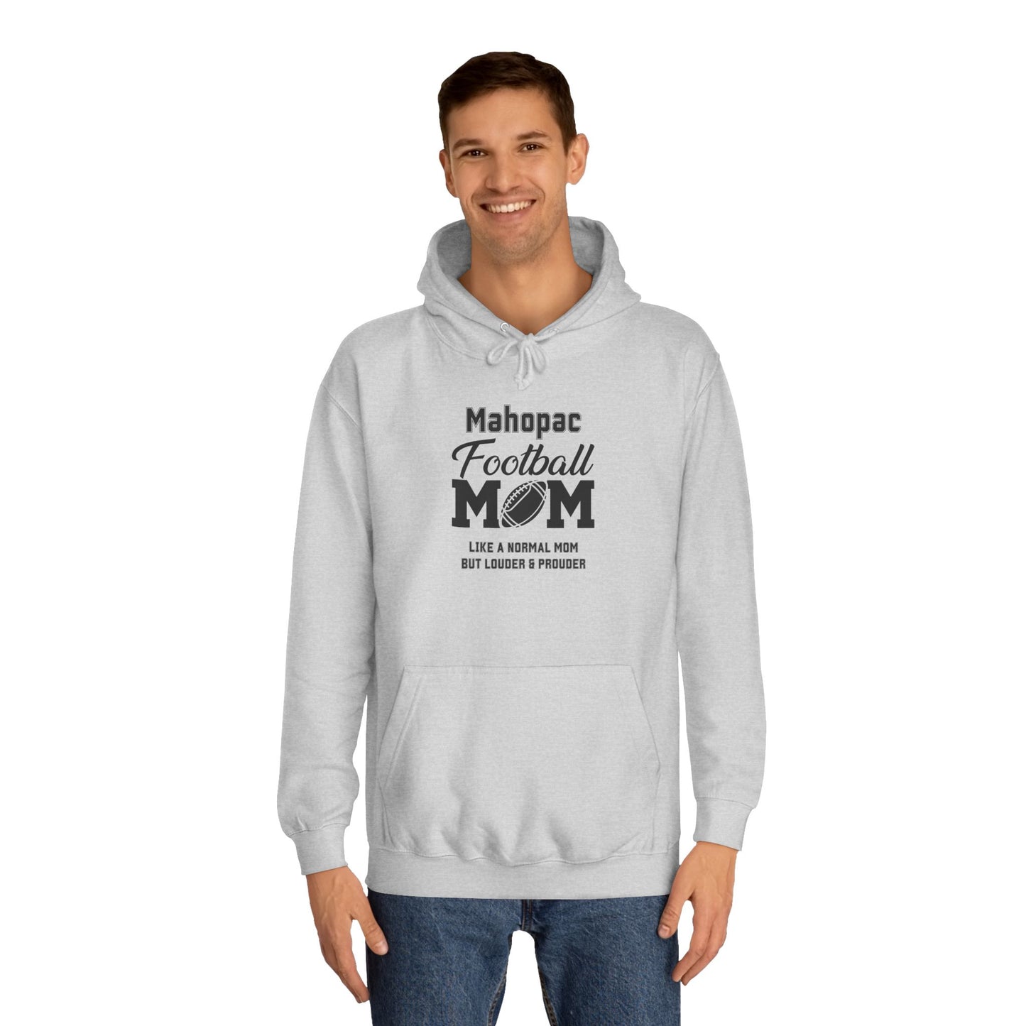 Mahopac Football Mom Hoodie | Unisex College Hoodie for Game Day, Sports Events, Gifts, Cozy Wear, School Spirit Apparel