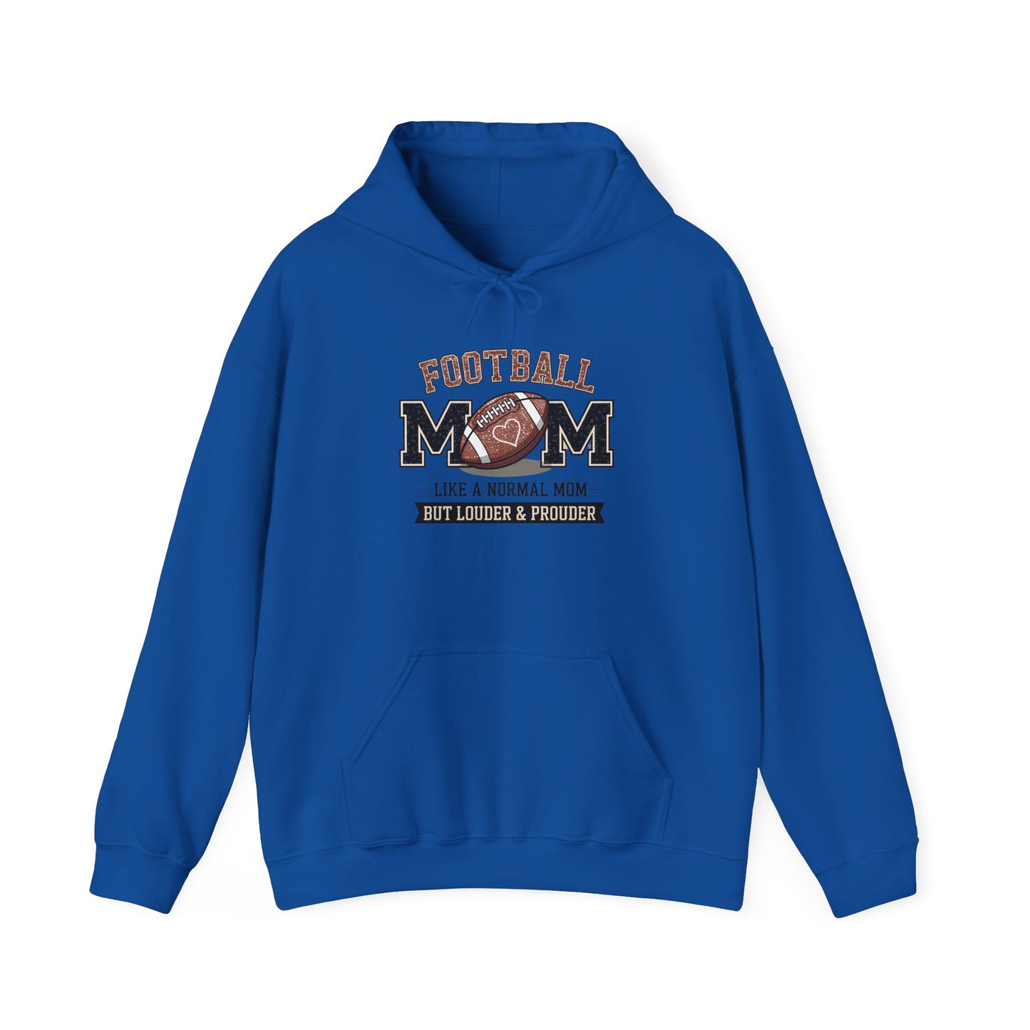 Football Mom Hoodie, Funny Sweatshirt for Football Moms, Gift for Sports Moms, Game Day Apparel, Unisex Hoodie