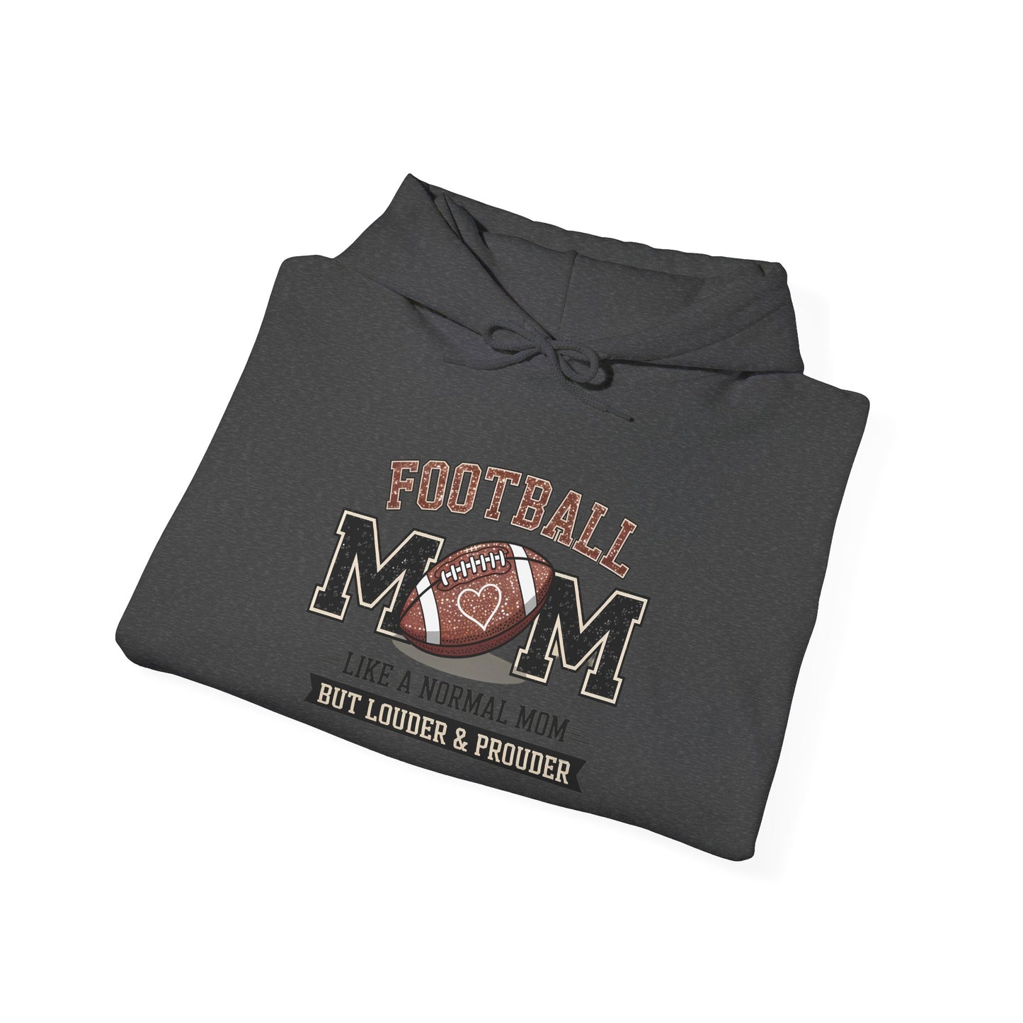 Football Mom Hoodie, Funny Sweatshirt for Football Moms, Gift for Sports Moms, Game Day Apparel, Unisex Hoodie