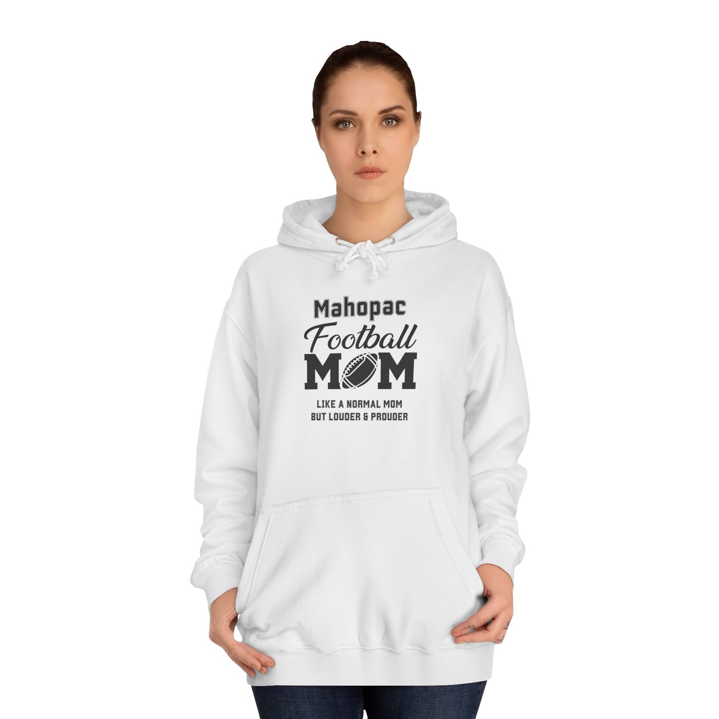 Mahopac Football Mom Hoodie | Unisex College Hoodie for Game Day, Sports Events, Gifts, Cozy Wear, School Spirit Apparel