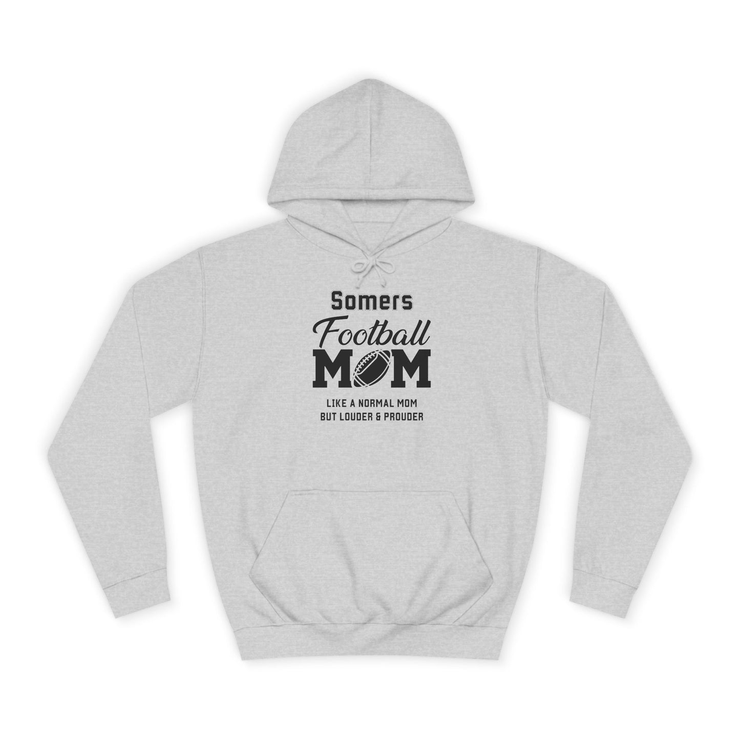 Football Mom Unisex College Hoodie – Perfect for Game Day, Sports Events, Proud Moms, and Everyday Casual Wear!