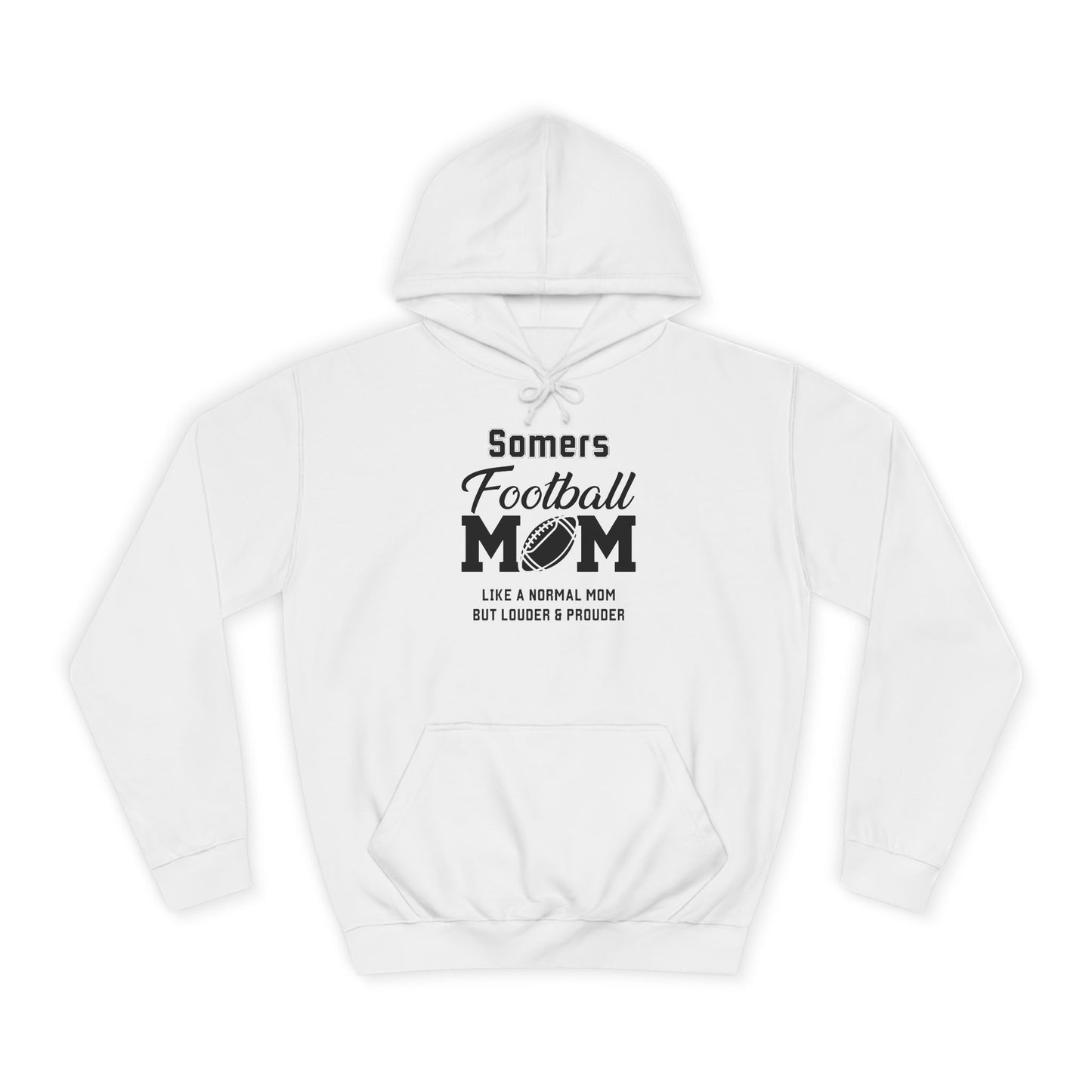 Football Mom Unisex College Hoodie – Perfect for Game Day, Sports Events, Proud Moms, and Everyday Casual Wear!