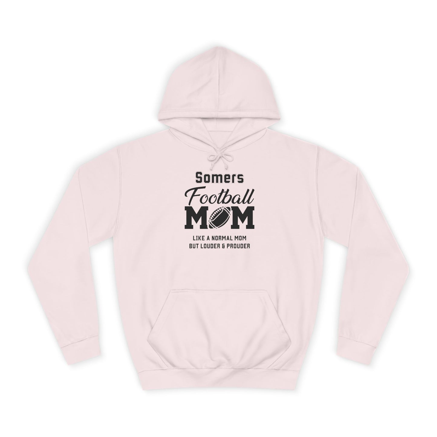 Football Mom Unisex College Hoodie – Perfect for Game Day, Sports Events, Proud Moms, and Everyday Casual Wear!