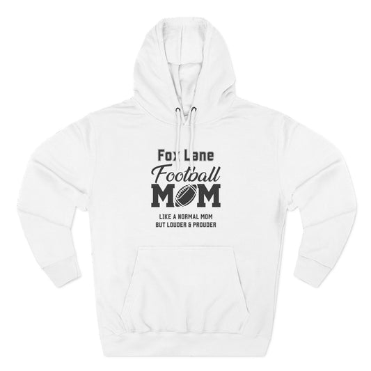 Football Mom Fleece Hoodie - Comfy Gift for Moms, Ideal for Sports Events, Game Days, Cozy Wear, Unique Mom Gift