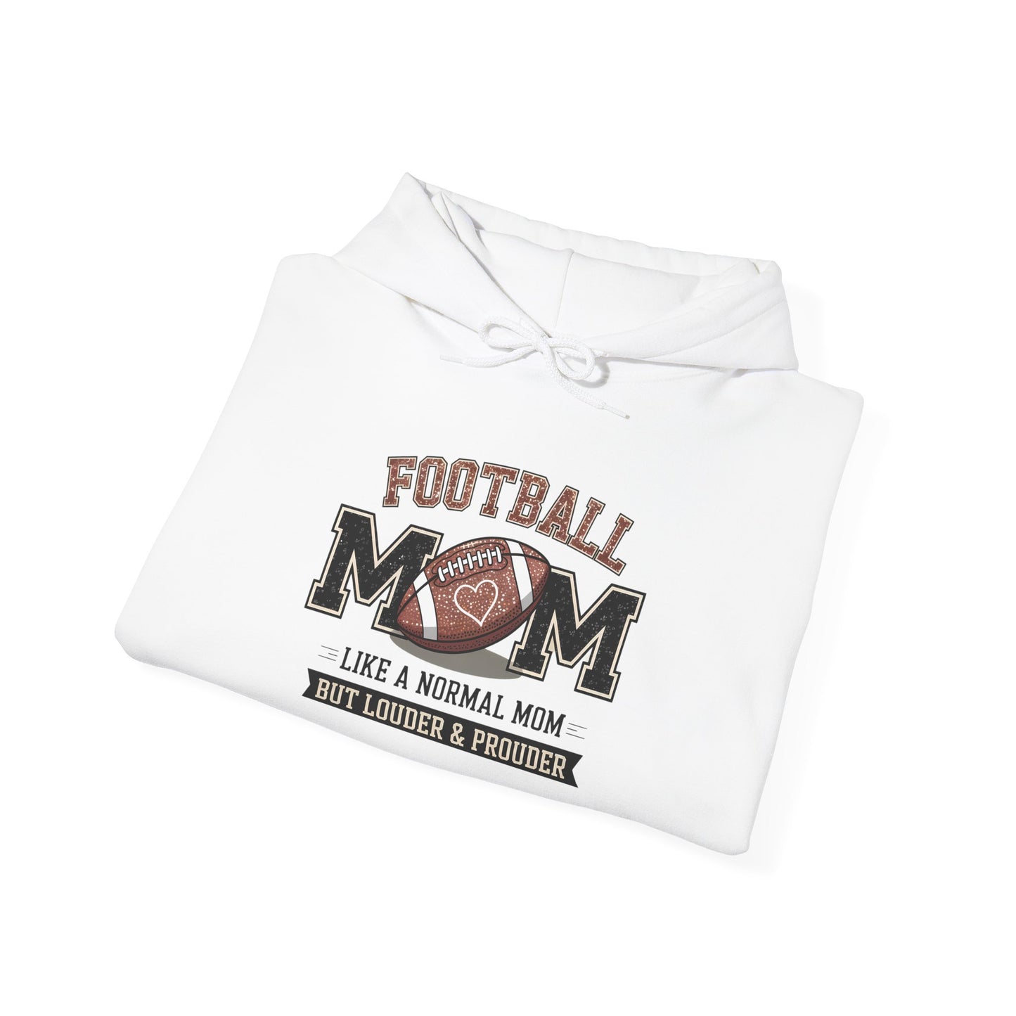 Football Mom Hoodie, Funny Sweatshirt for Football Moms, Gift for Sports Moms, Game Day Apparel, Unisex Hoodie