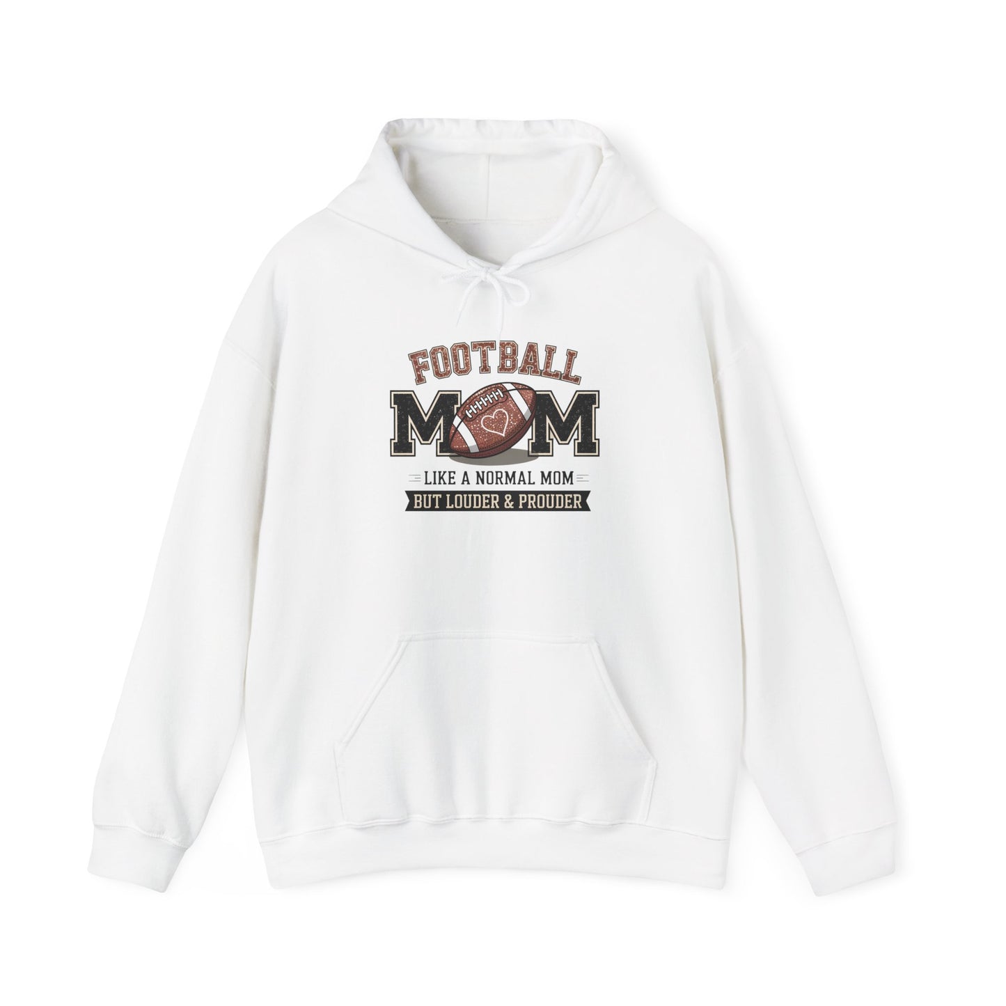 Football Mom Hoodie, Funny Sweatshirt for Football Moms, Gift for Sports Moms, Game Day Apparel, Unisex Hoodie