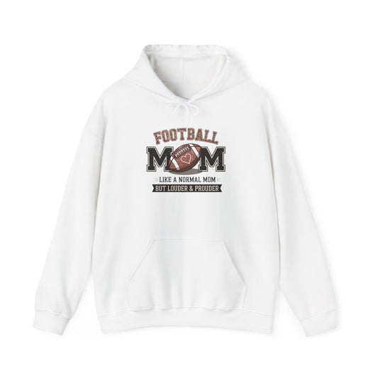Football Mom Hoodie, Funny Sweatshirt for Football Moms, Gift for Sports Moms, Game Day Apparel, Unisex Hoodie